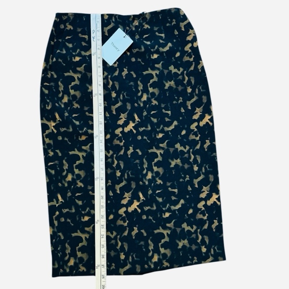 NWT Theory Tortoiseshell Pencil Skirt Size 4 - Picture 2 of 9